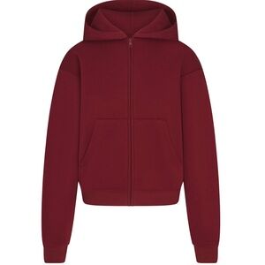 SKIMS COTTON FLEECE CLASSIC ZIP
UP HOODIE